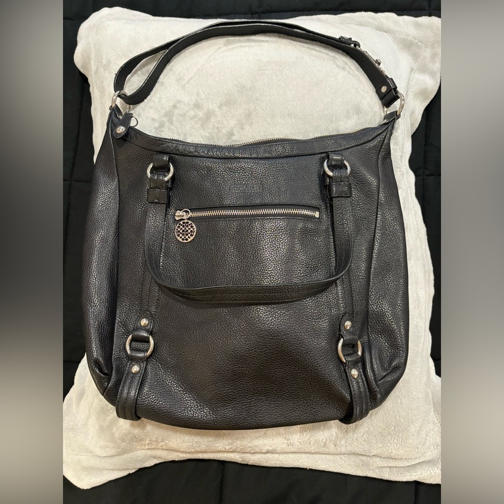 Coach pebble leather convertible
